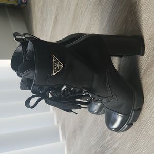 Prada high heel boots